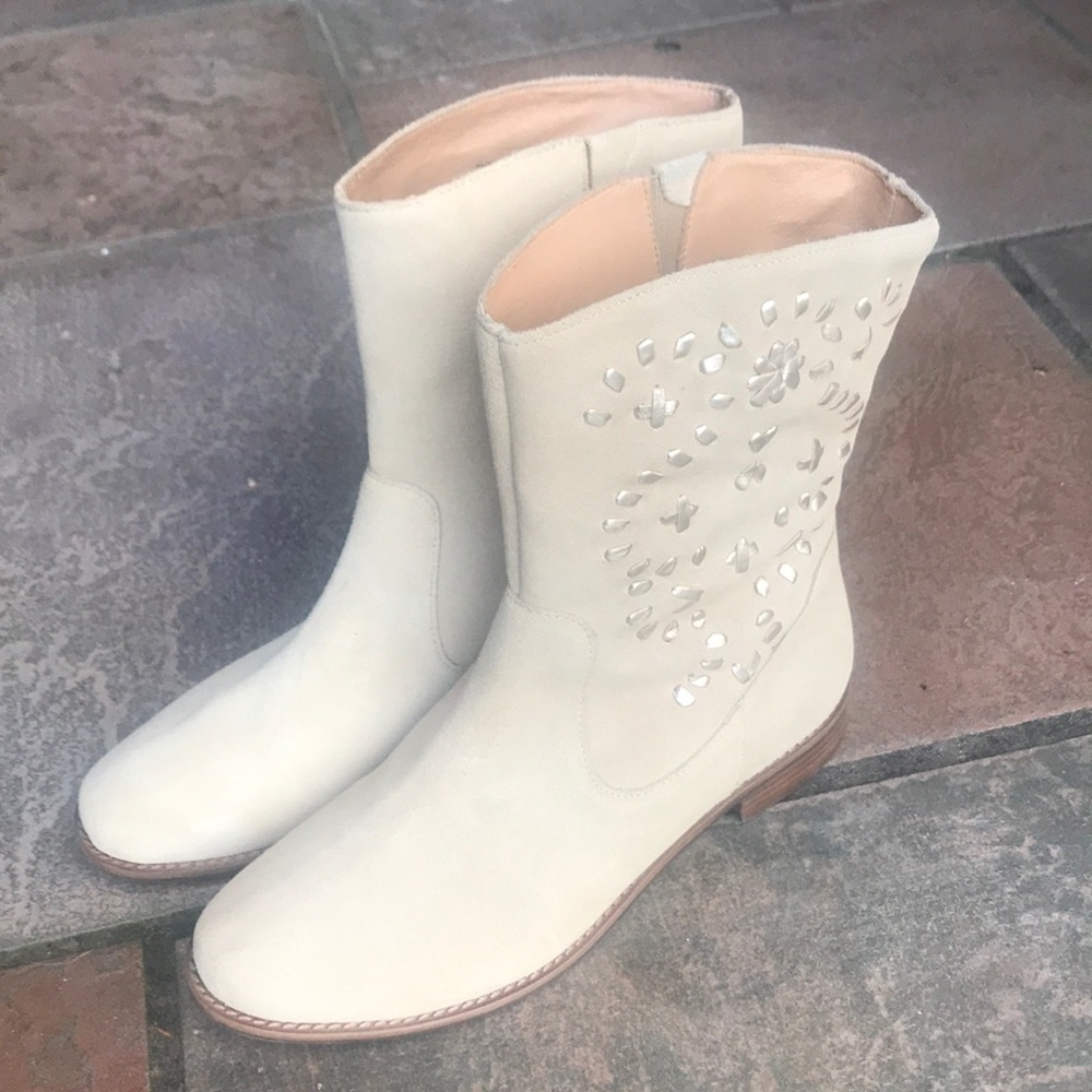 Jack Rogers slip on suede bootie size 7.5